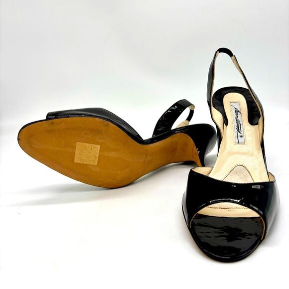 Brian Atwood Slingback Peep Toe - Picture 6 of 7